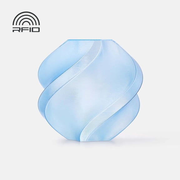 Bambu Lab Filament Carft 3D Printer PETG Translucent-Translucent Light Blue-Refill