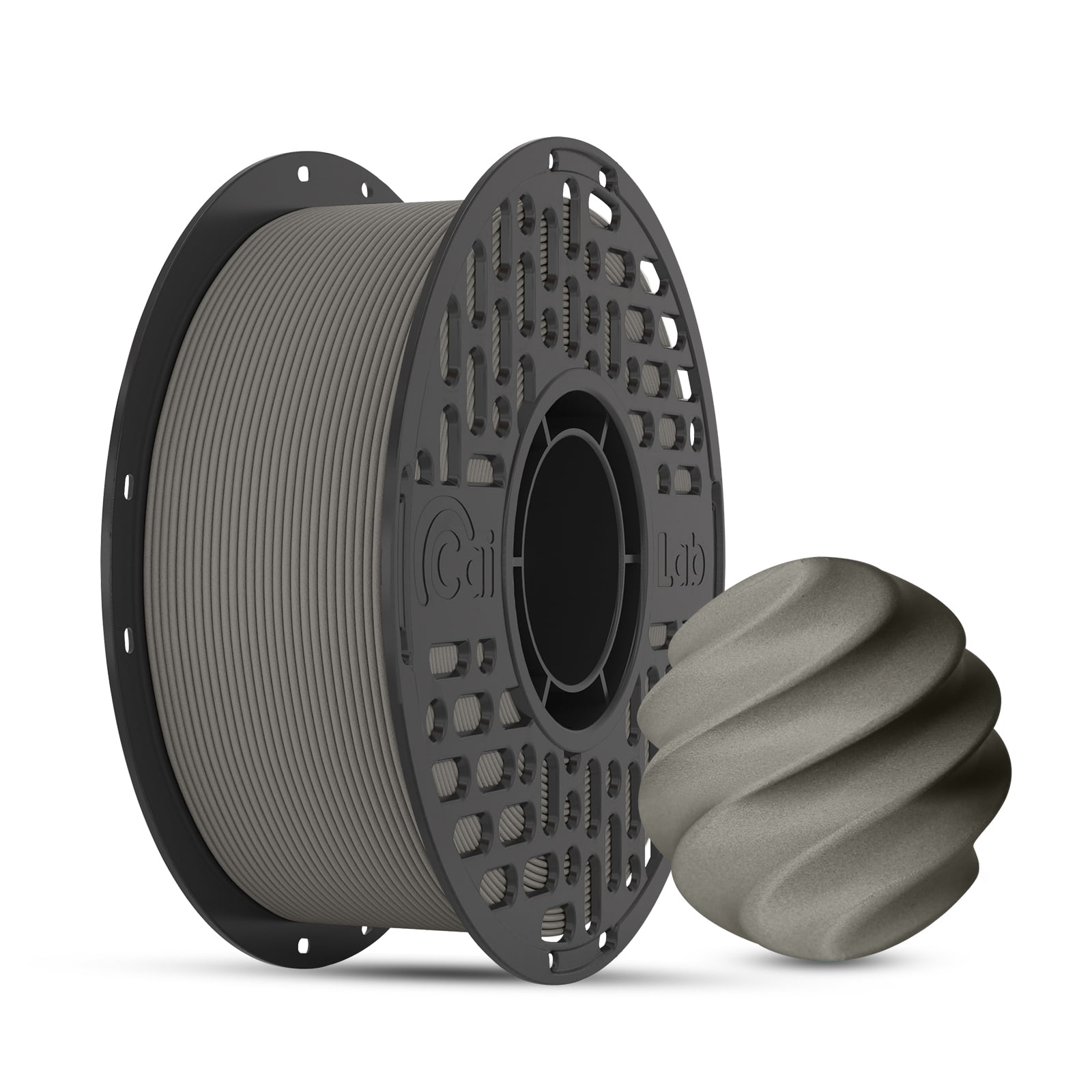 PETG Carbon Fiber 3D Printer Filament, 1.75mm, Carbon Fiber Reinforced, Dimensional Stability,Gray