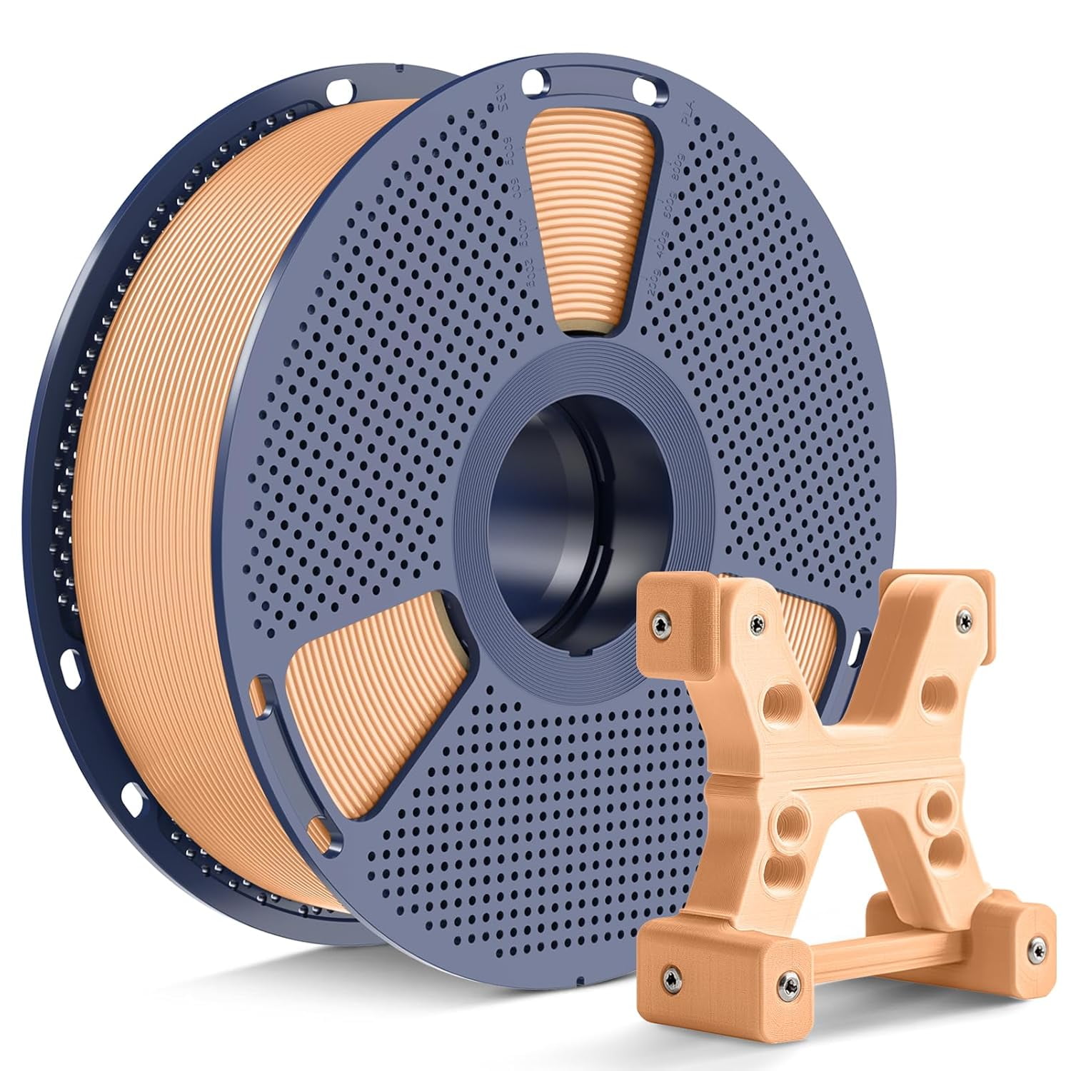 PETG Filament 1.75mm Tan Color, Ultra Tough, Heat Optimized, Odorless, 1kg(2.2lbs) SUNLU PETG 3D Printer Filament, Dimensional Accuracy +/- 0.02mm, Peach Fuzz