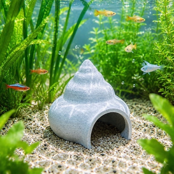 PETG Plastic Aquarium Cave Hideout for Fish and Shrimp Tank Decoration