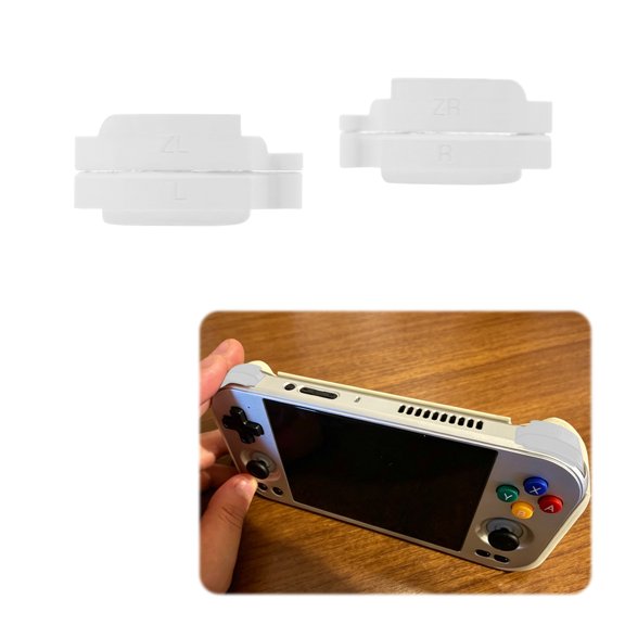 PETG Replacement Top Button Kit for AYANEO RG477M Handheld Game Console, Repair Mod Spare Buttons 2Pack
