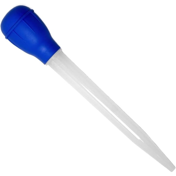 PETGLE 11.5 Inch Nylon Turkey Baster, Strong Suction Heat Resistant Up to 450F Classic Basting Tube for Poultry Pork Fish Chicken Roasting