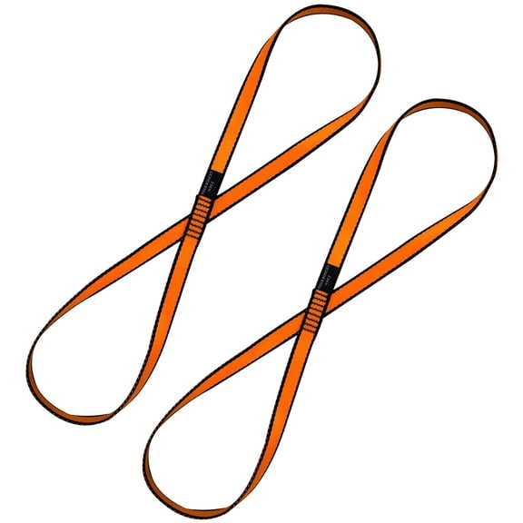 PETGLE 18MM Nylon Climbing Sling Runner 23KN CE2008/EN566 Rock Climbing Webbing Straps for Outdoor Climbing, Rappelling, Swing, Yoga Hammock etc