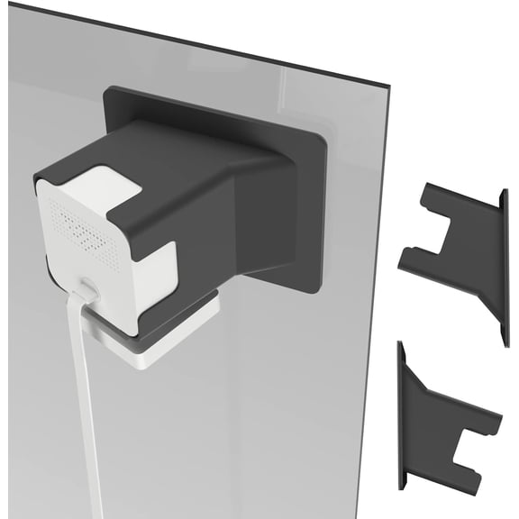 PETGLE 2 Pack Angled Window Mount for Wyze Cam v4 Cam V3, 20 Degrees Tilt ( Up/Down/Left/Right ) Turn Wyze Camera into a Window Camera for Outdoor Monitoring Through Window Use Cam v4 v3