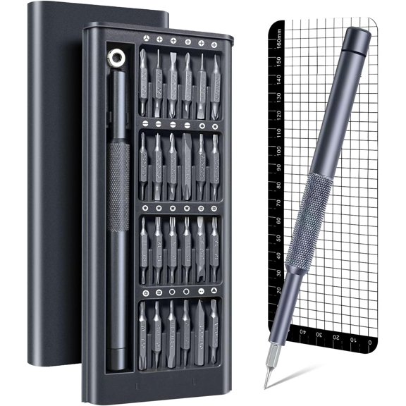 PETGLE 51-in-1 Small Precision Screwdriver Set - Electronics Repair Tiny Tool Kit [Super Durable],for Ring Doorbell, Laptop, Switch, PS5, Xbox, Macbook, iPhone, Watch, Glasses