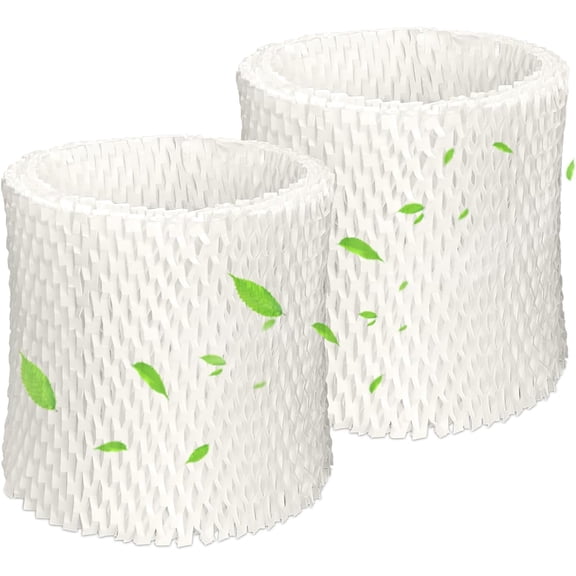 PETGLE Canopy Humidifier Filter Replacement, Canopy Filter Compatible with Bedside & Nursery Canopy Humidifiers, Wood Pulp & Paper Honeycomb Filters (2pcs, White)