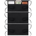 PETGLE Cotton Server Aprons 3 Pack Waiter Waitress Apron Short Apron ...