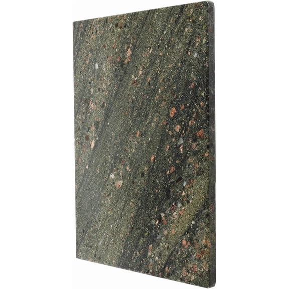 PETGLE Granite Cutting Board for Kitchen, 20x16 Inches Large Stone Slab Cheese Board, Rectangular Serving Board for Baking Charcuterie Pastry, Marble Cuttiing Board for Countertop(Green)