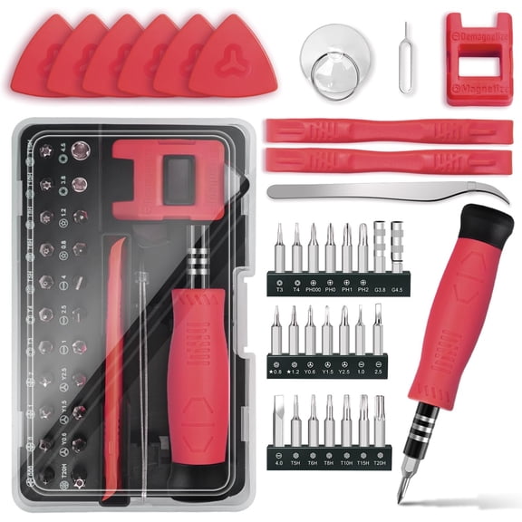PETGLE Mini Screwdriver Set for Computer PC Laptop Macbook Electronics Repair, 35PCS Small Precision Tool Kit with Torx T5 T6 T8 for Beginner IT DIY