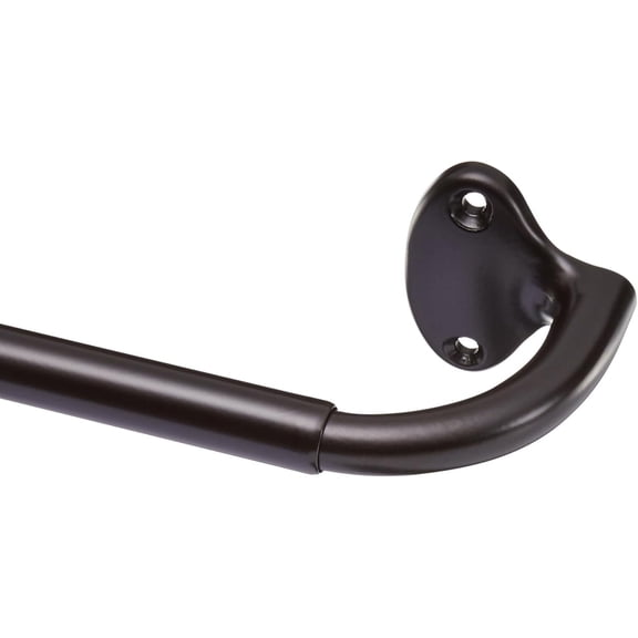 PETGLE Room Darkening Blackout Curtain Rod for Bedroom and Living Room, 28" to 48", Dark Bronze (Espresso)