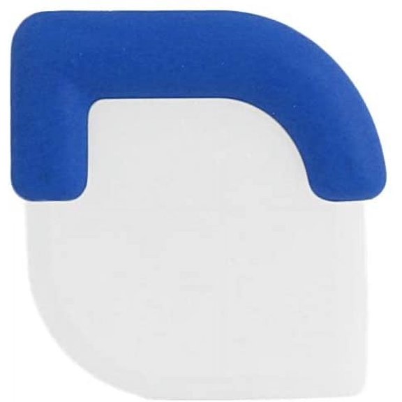 PETGLE Scraper Durable 3" Nylon Plastic Pan Scraper Tool with Anti-Slip Handle, Random Color, Dish Scraper Plastic (1-pack)