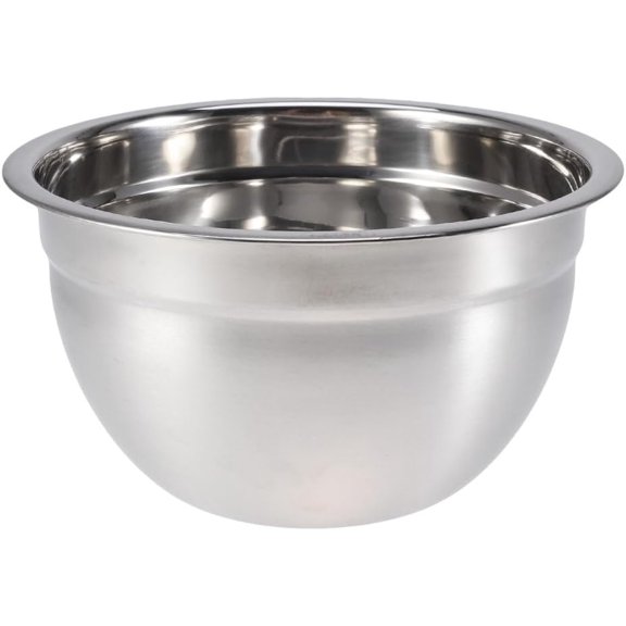 PETGLE Stainless Steel Mixing Bowl 7.08 Inch Deepened Egg Beating Bowl Fruit Salad Container with Flat Base for Home Kitchen and Restaurant