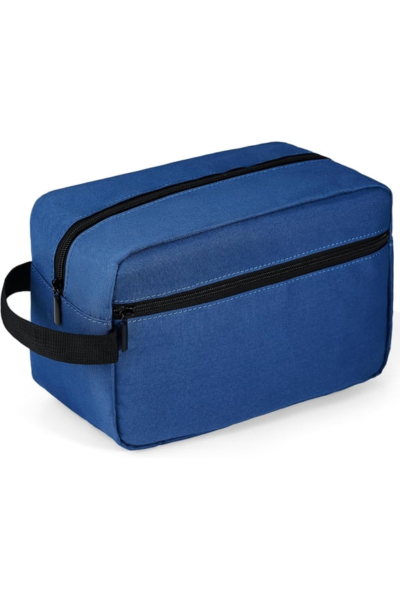 Travel Toiletry Bag for Women and Men,Lightweight Makeup Bag Hanging Dopp Kit with Shaving Compartment Cosmetic Organizer Large Tool Bag Travel Essentials,Gifts for Men(Large,Navy Blue)