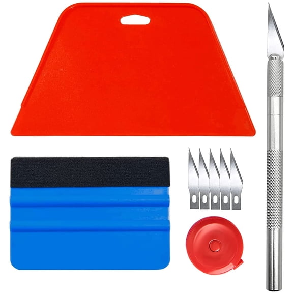 PETGLE Wallpaper Smoothing Tool Kit, Multi-Purpose Application Tools for Peel and Stick Wallpaper, Self-Adhesive Vinyl Film and Backsplash Tile Installation