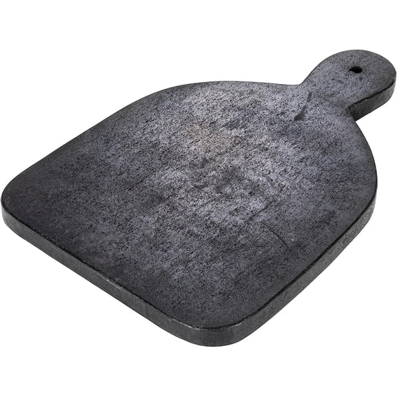 PETGLE Wide Marble Cutting or Charcuterie Board with Handle, Black