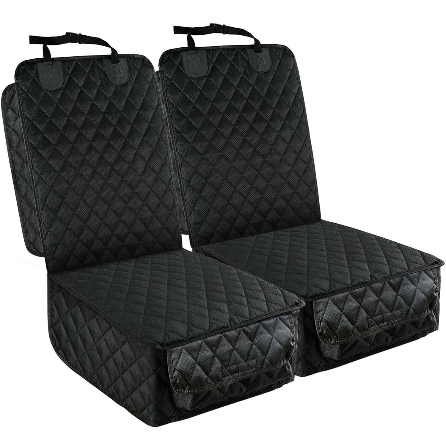 PETICON Front Seat Cover 2 Pack - PETICON Front Seat Cover 2 Pack Full Protection Dog Car Seat Cover Side Flaps Nonslip Scratchproof Captain Chair Seat Cover Fits Cars Trucks SUVs Jee 13b42969 Da30 440a A94a 5d119007ff00.c1a6602333d994c71d329d38055a5dff