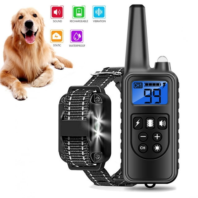 PETIMI Dog Training Collar with Remote Bark Control for Large Dogs