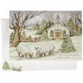 thumbnail image 1 of PETITE CHRISTMAS CARDS , GRAZING MORNING, 1 of 2