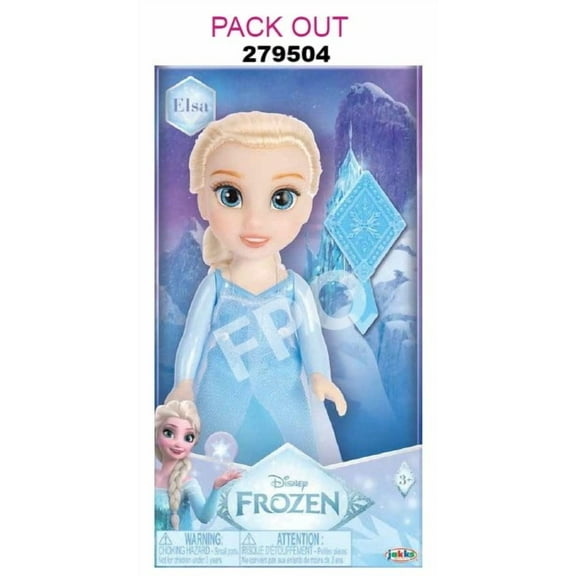 Disney Frozen Classic Elsa Petite Doll with Hard Bodice and Comb