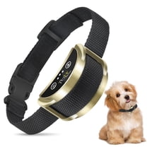 PetJoy Dog Bark Collar for Small Medium Large Dogs 5-120 lbs, Anti Bark Collar with Beep & Shock,Dog Shock Collar with 5 Levels,Waterproof,Gold,Christmas Birthday Gifts