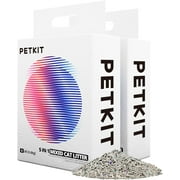 PETKIT Everclean 5 in 1 Mixed Cat Litter,Strong Clumping Cat Litters,Odor Control and Unscented Ultra Absorbent Water Flushable Bentonite Tofu Cat Litter,Dust-Free,8 lbs/Bag