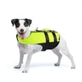 thumbnail image 1 of PETLESO Dog Life Jacket, Adjustable Dog Life Vest, Pet Lifesaver for Swimming, Adjustable Dog Lifesaver Swimsuit Preserver for Large Dogs (Fluor GREEN L), 1 of 6