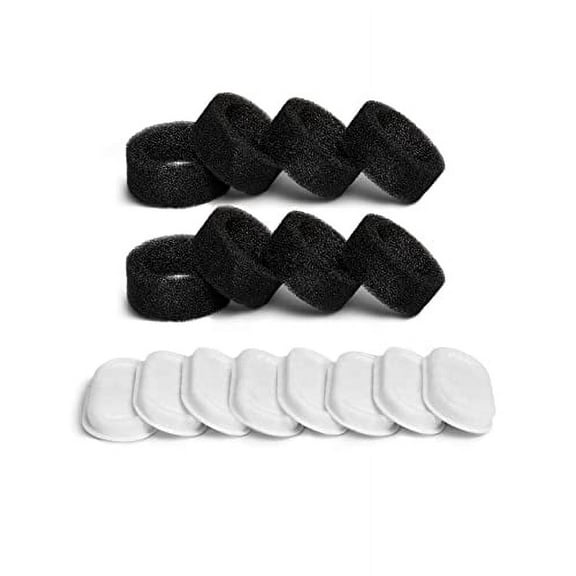 Petlibro 8 Packs Replacement Filters for Stainless Steel Cat Water Fountain PLWF003, 4 Months Set of Replacement Filters
