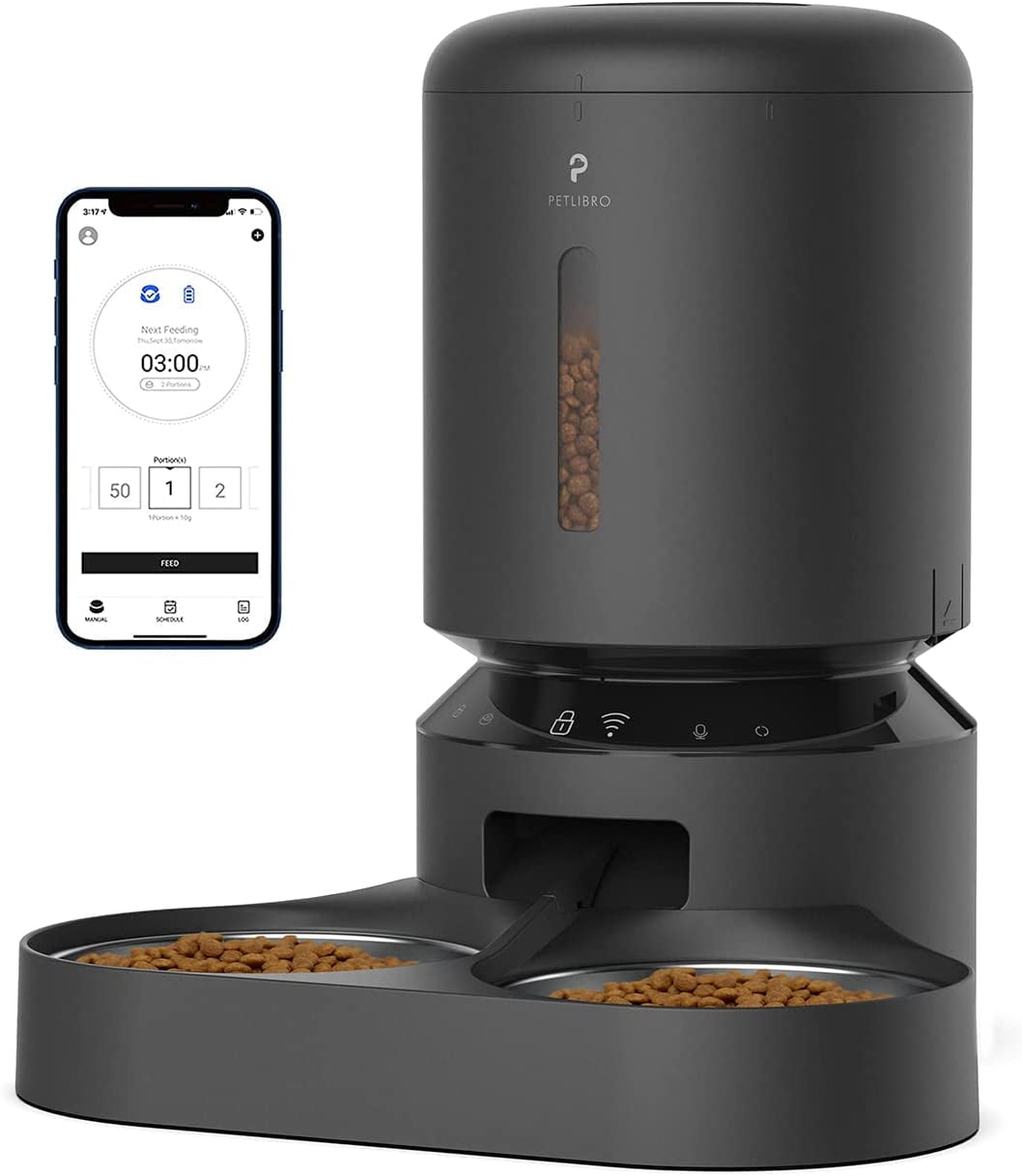 PETLIBRO Automatic Cat Feeder, 5G WiFi Pet Feeder with APP Control for