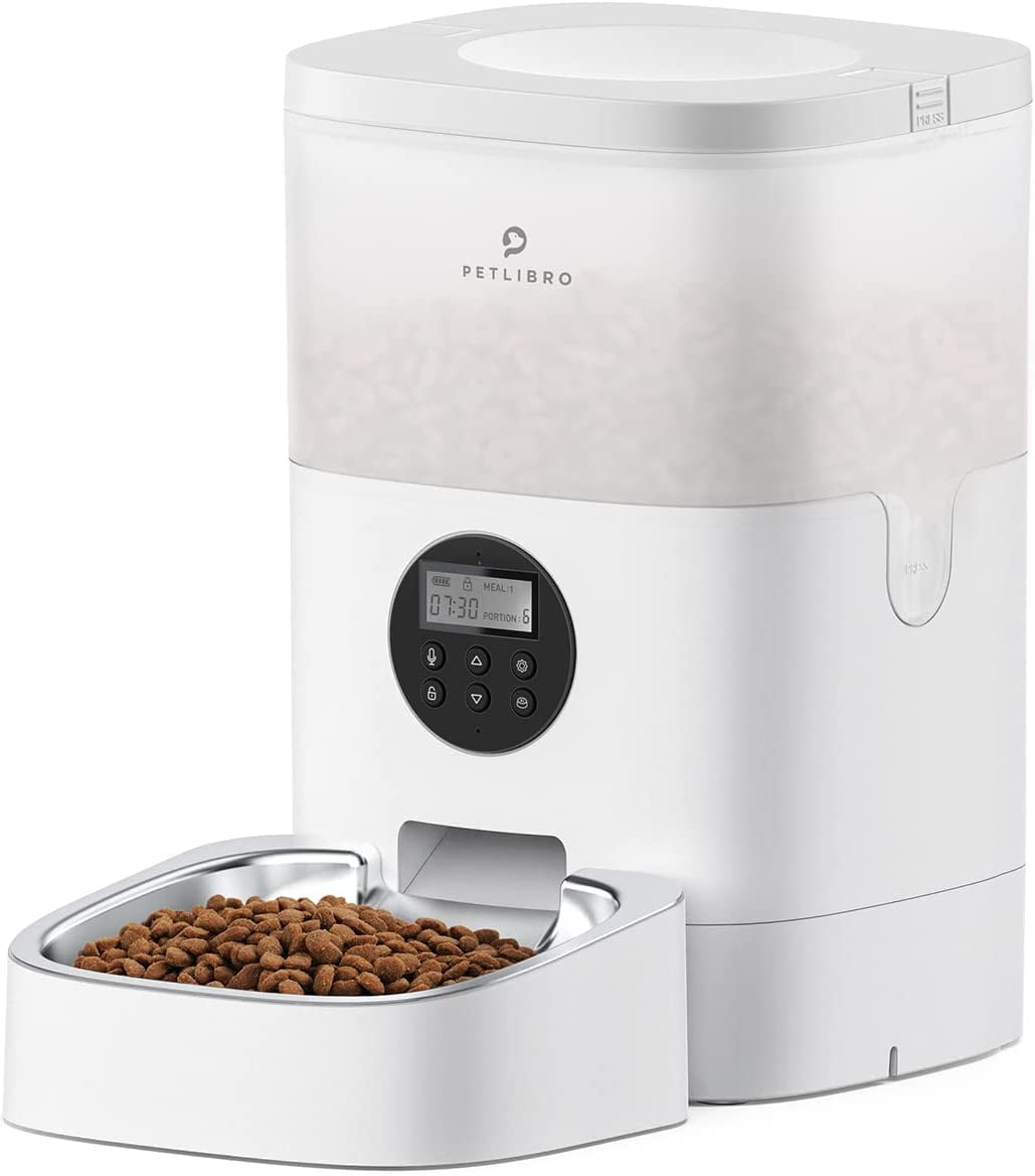 PETLIBRO Automatic Cat Feeder, Automatic Cat Food Dispenser Battery