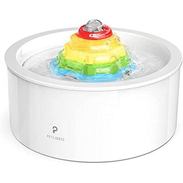 PETLIBRO Ceramic Cat Water Fountain, 50oz /1.5L Super Quiet Pet Water