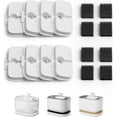thumbnail image 1 of PETLIBRO Replacement Filters for Dockstream Cat Water Fountain PLWF005 PLWF115 PLWF105, 4 Months Set of Replacement Filters for Ultra Quiet Pet Water Fountain,White 8 Count (Pack of 1), 1 of 18