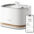 thumbnail image 1 of PETLIBRO Upgrade Cat Water Fountain, Cordless Cat Fountain Battery Operated, App Monitoring 3L/101oz Dockstream 2 Pet Water Fountain with Stainless Steel Tray, 5GHz WiFi Dog Water Bowl Dispenser, 1 of 9