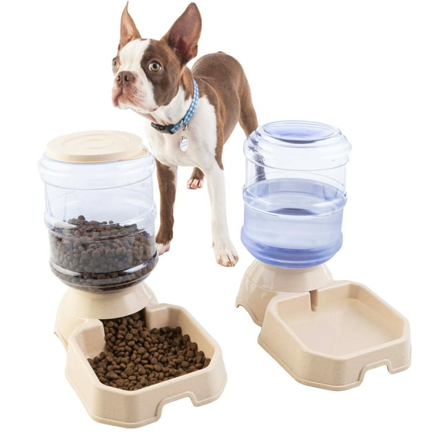 PETMAKER 3.8L/1G Automatic Cat Feeder and Water Dispenser for Dogs and