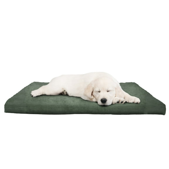 PETMAKER 25.5x19-Inch Orthopedic Dog Bed with Removable Cover (Green)