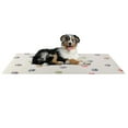 thumbnail image 1 of PETMAKER 55x28 Extra Large PVC Dog Mat for Food and Water, Crate Pad and Floor Protector, Paw Prints, 1 of 8