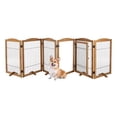 thumbnail image 1 of PETMAKER Extra Wide Freestanding Foldable Dog Gate, 1 of 6