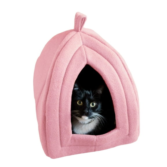 PETMAKER Cat House for Rabbits, Guinea Pigs, and Other Small Animals (Pink)