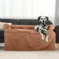 thumbnail image 1 of PETMAKER Dog Bed for Large Pets - Plush Couch Covers for Dogs (Beige), 1 of 11