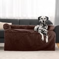 thumbnail image 1 of PETMAKER Dog Bed for Large Pets - Plush Couch Covers for Dogs (Brown), 1 of 11