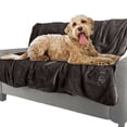 thumbnail image 1 of PETMAKER Dog Blanket - Sherpa Blanket for Bed, Couch, or Car (Charcoal), 1 of 9