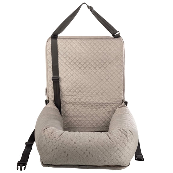 PETMAKER Dog Car Seat for Small to Medium Cats and Dogs up to 44lbs (Gray)