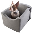 thumbnail image 1 of PETMAKER Dog Car Seat with Safety Tether for Small Pets up to 25lbs, Gray, 1 of 9