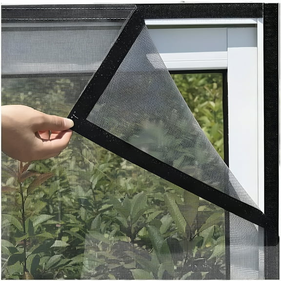 PETORIX DIY Cat Netting,Self Adhesive Window Screen,Adjustable Insect Netting,Transparent Cat Netting,Mosquito Netting