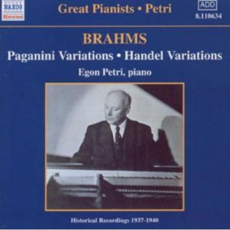PETRI - BRAHMS - PAGANINI VARIATIONS