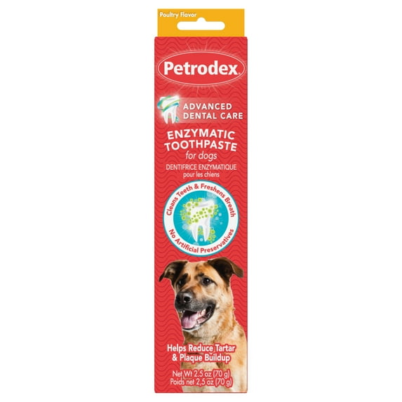 Petrodex Enzymatic Toothpaste For Dogs, Poultry Flavor, 2.5 oz