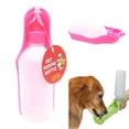 thumbnail image 1 of PETS DOG WATER BOTTLE BOWL PORTABLE DRINK DISH CAT BIRD TRAVEL FEEDING PUPPY NEW, 1 of 6