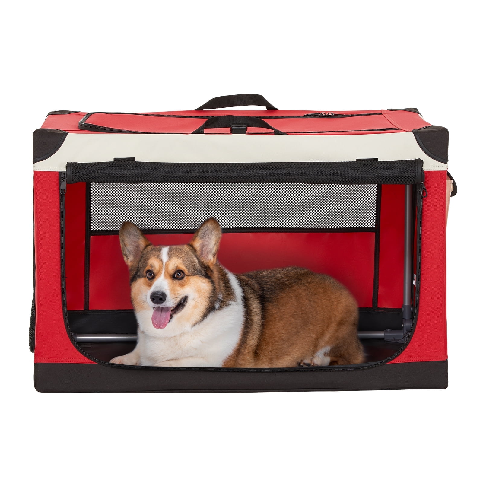 Picture of PETSFIT 30inch Soft Sided Dog Crate, Dog Travel Crate-Lightweight, Easy ...