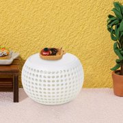 PETSOLA 1:12 Dollhouse Round Table End Table for Diorama DIY Model Photography Props M M