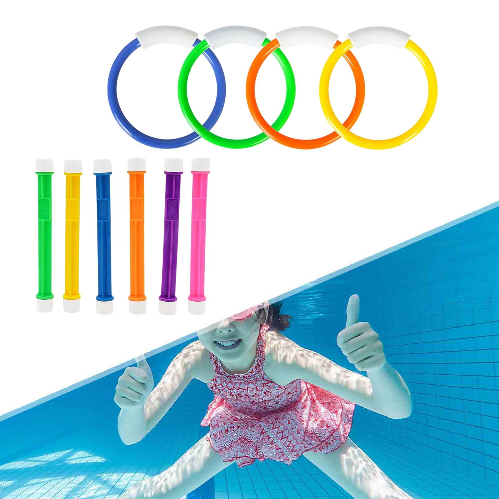 PETSOLA 10x Diving Toys Pool Dive s Set Set Fun Summer Underwater s ...