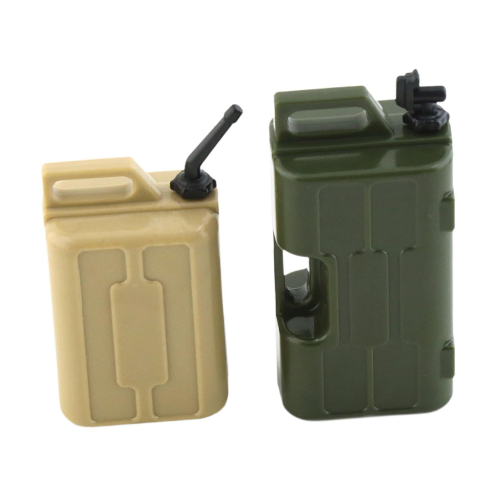 Plastic Simulation Oil Tank Set For 1:10 Scale RC Crawlers - Red | Fits Traxxas TRX-4 & Axial SCX10 II